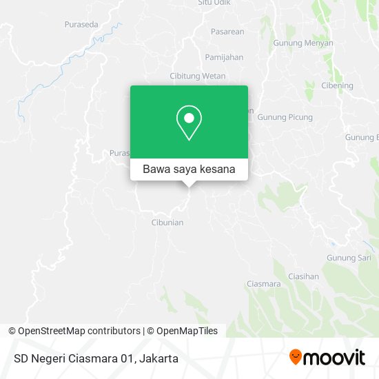 Peta SD Negeri Ciasmara 01