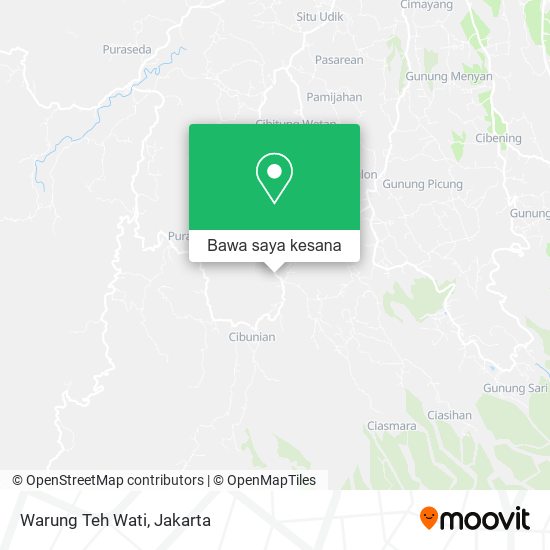 Peta Warung Teh Wati