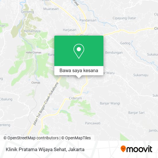 Peta Klinik Pratama Wijaya Sehat