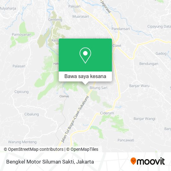 Peta Bengkel Motor Siluman Sakti