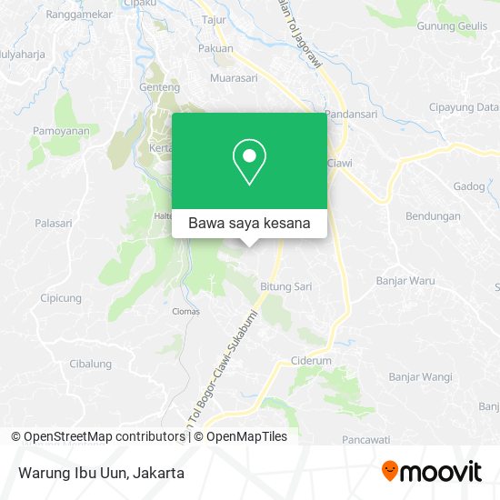 Peta Warung Ibu Uun