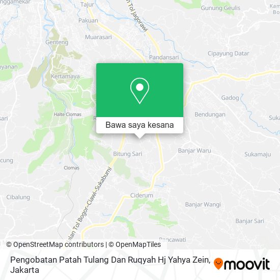 Peta Pengobatan Patah Tulang Dan Ruqyah Hj Yahya Zein