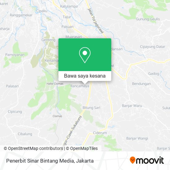 Peta Penerbit Sinar Bintang Media