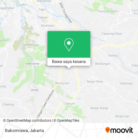 Peta Bakomrawa