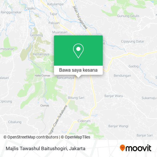 Peta Majlis Tawashul Baitushogiri