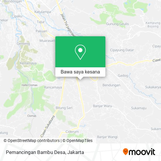 Peta Pemancingan Bambu Desa
