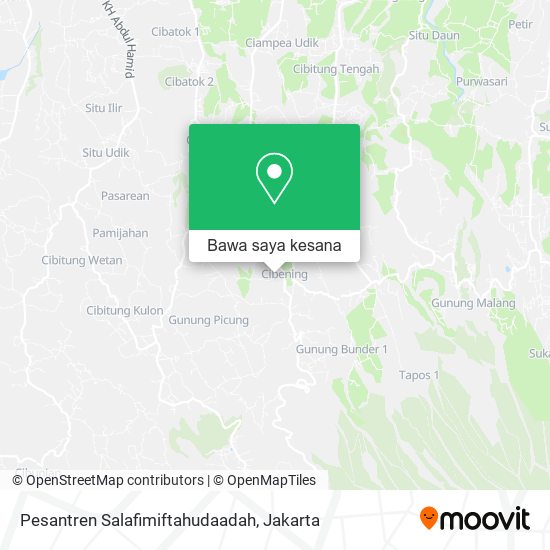 Peta Pesantren Salafimiftahudaadah