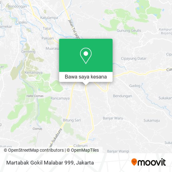Peta Martabak Gokil Malabar 999
