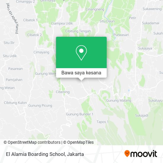 Peta El Alamia Boarding School