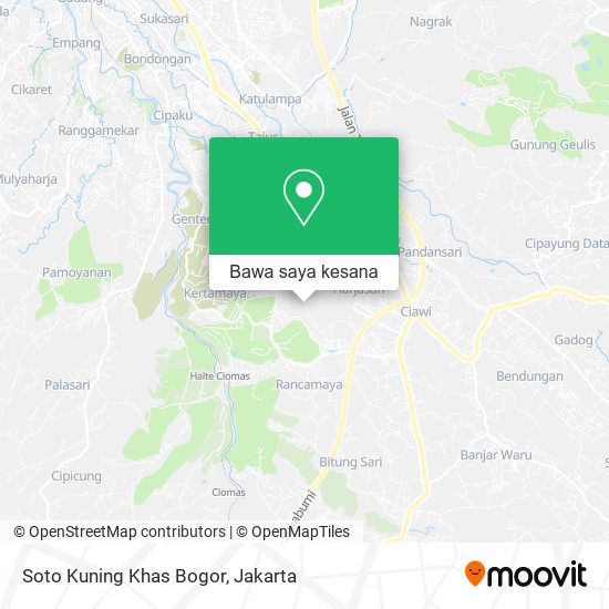 Peta Soto Kuning Khas Bogor