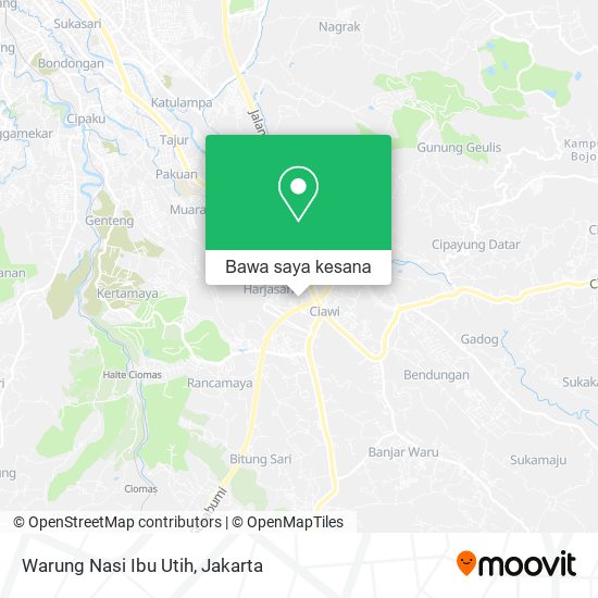 Peta Warung Nasi Ibu Utih