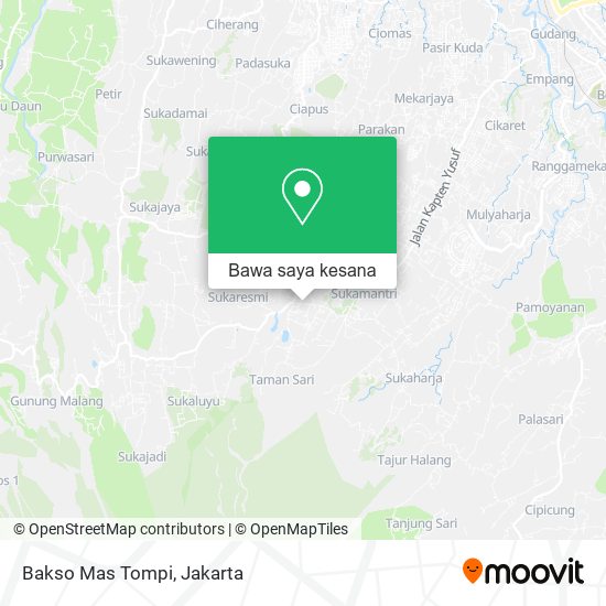 Peta Bakso Mas Tompi