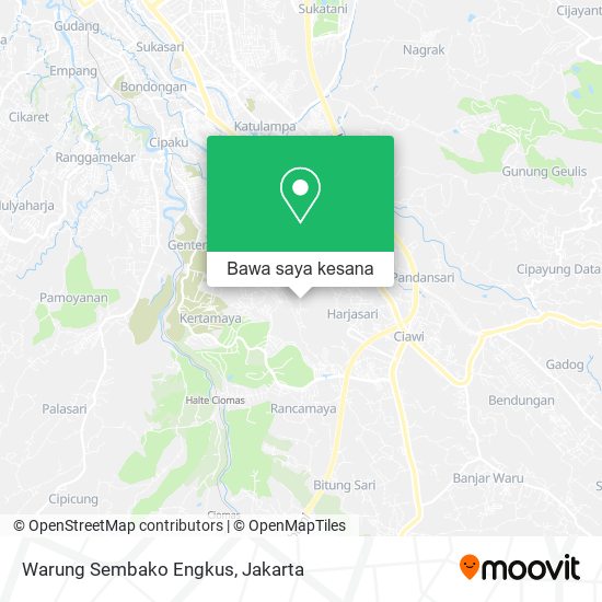 Peta Warung Sembako Engkus