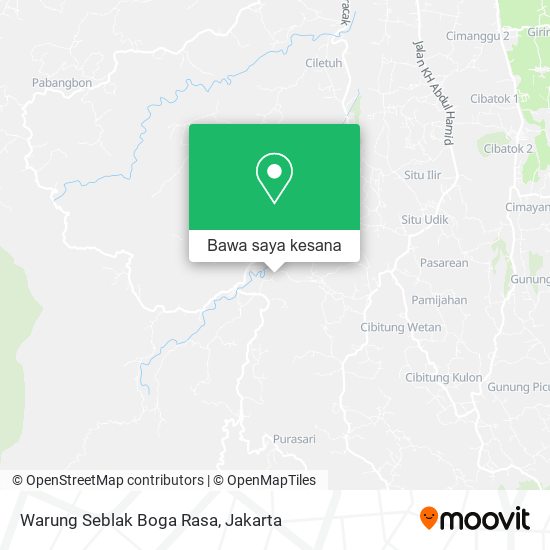 Peta Warung Seblak Boga Rasa