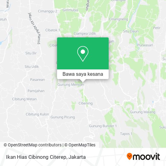 Peta Ikan Hias Cibinong Citerep
