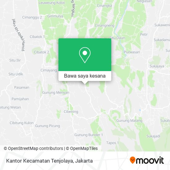 Peta Kantor Kecamatan Tenjolaya