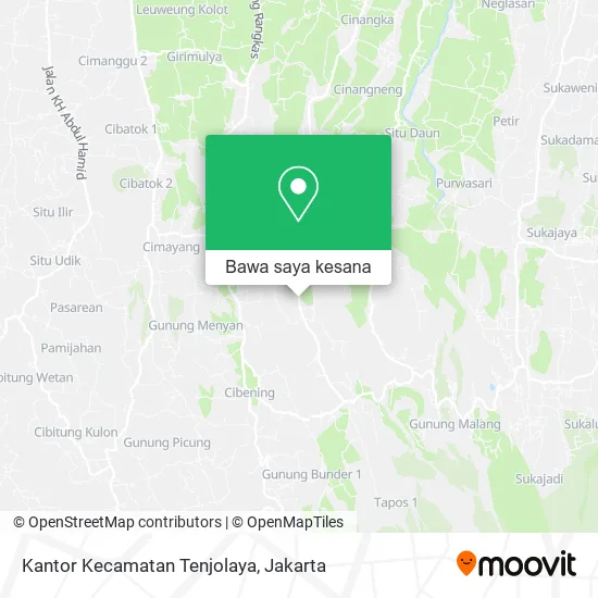 Peta Kantor Kecamatan Tenjolaya