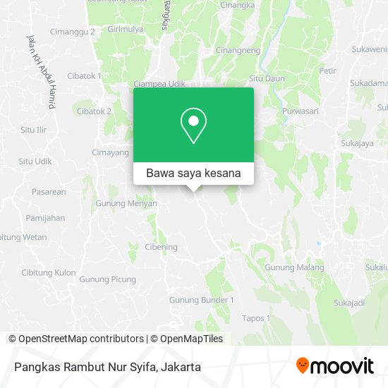 Peta Pangkas Rambut Nur Syifa