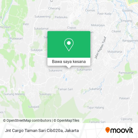 Peta Jnt Cargo Taman Sari Cib020a