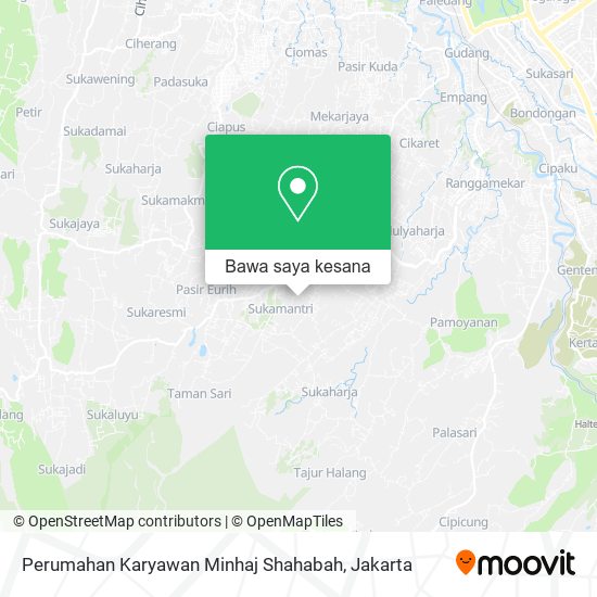Peta Perumahan Karyawan Minhaj Shahabah