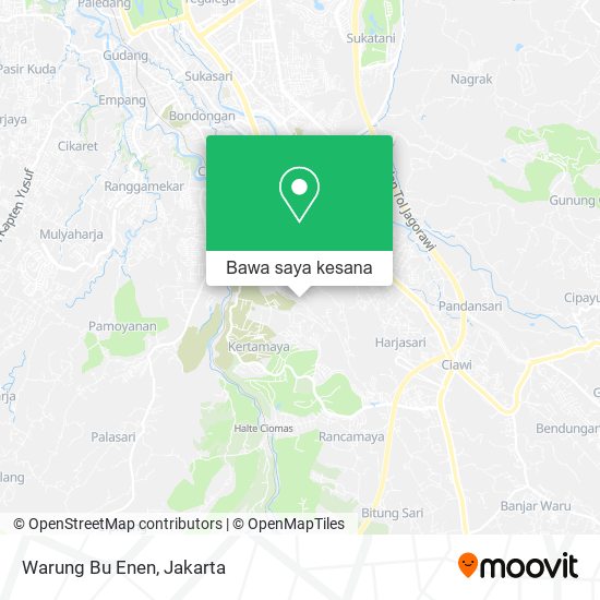 Peta Warung Bu Enen