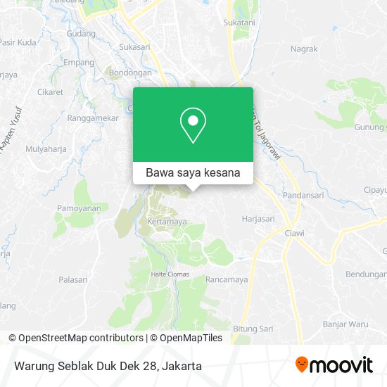 Peta Warung Seblak Duk Dek 28