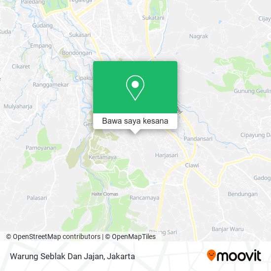 Peta Warung Seblak Dan Jajan