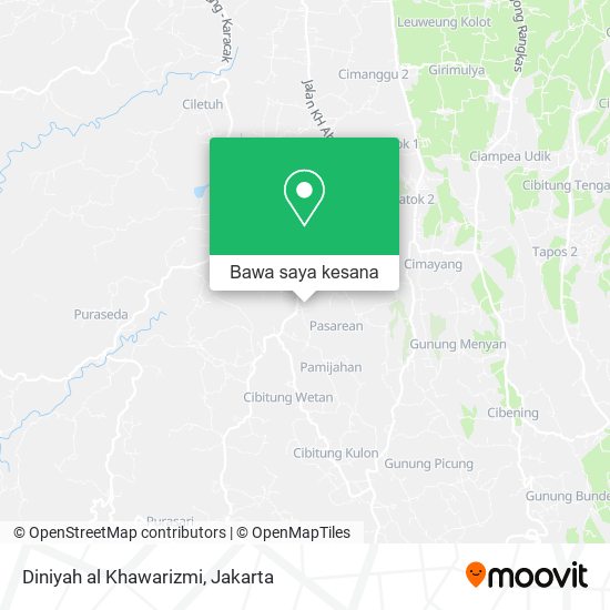 Peta Diniyah al Khawarizmi