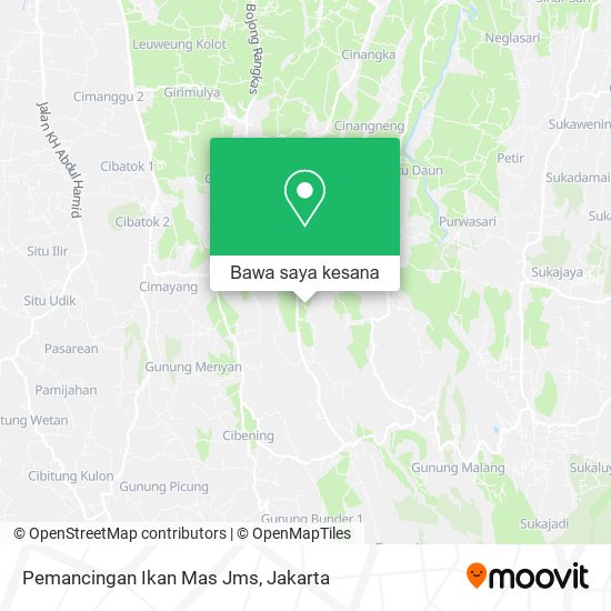 Peta Pemancingan Ikan Mas Jms