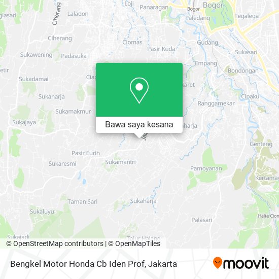 Peta Bengkel Motor Honda Cb Iden Prof