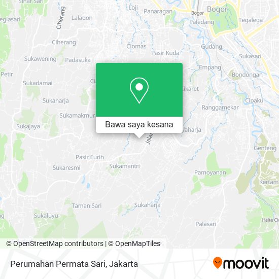 Peta Perumahan Permata Sari