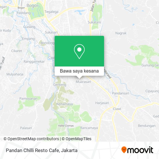 Peta Pandan Chilli Resto Cafe