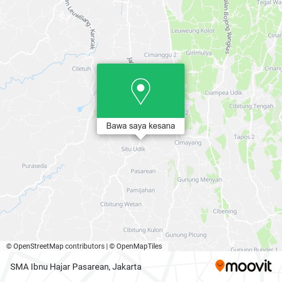 Peta SMA Ibnu Hajar Pasarean