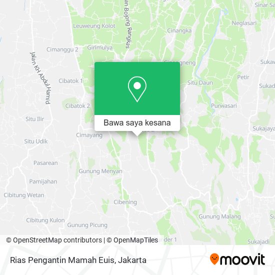 Peta Rias Pengantin Mamah Euis