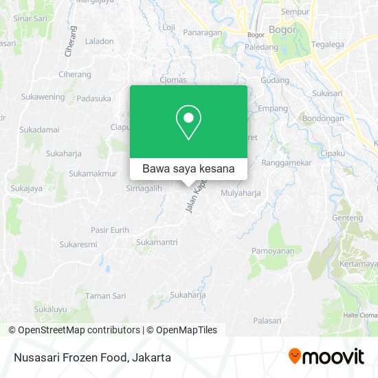 Peta Nusasari Frozen Food