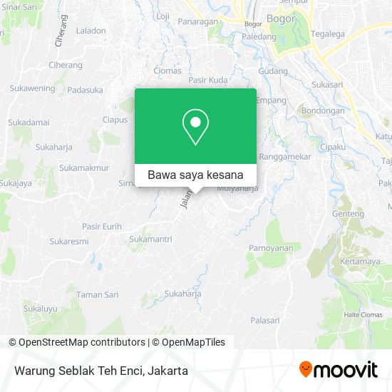Peta Warung Seblak Teh Enci