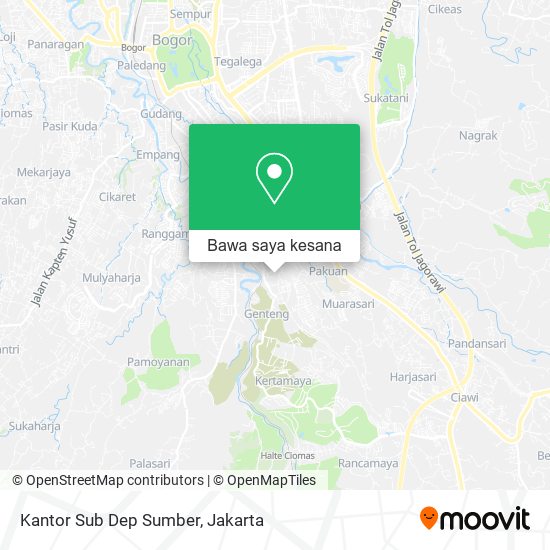 Peta Kantor Sub Dep Sumber