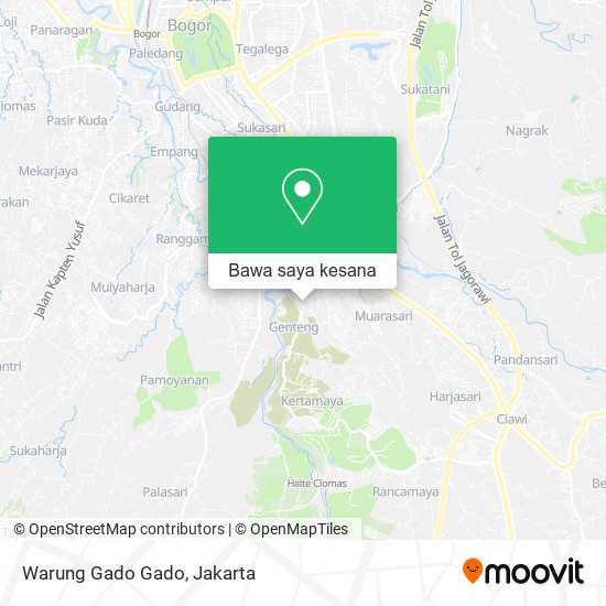 Peta Warung Gado Gado