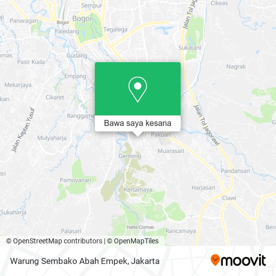 Peta Warung Sembako Abah Empek