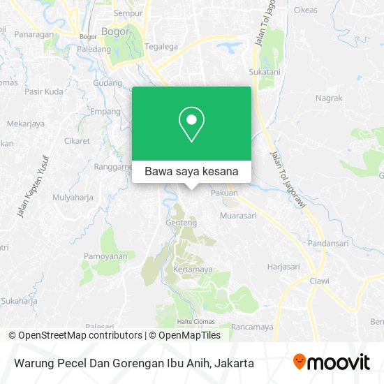 Peta Warung Pecel Dan Gorengan Ibu Anih