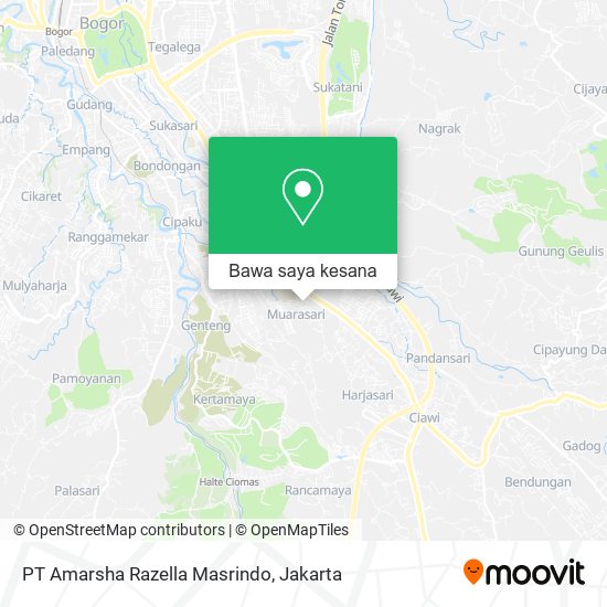 Peta PT Amarsha Razella Masrindo