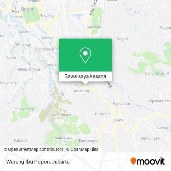 Peta Warung Ibu Popon