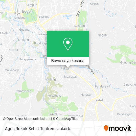 Peta Agen Rokok Sehat Tentrem