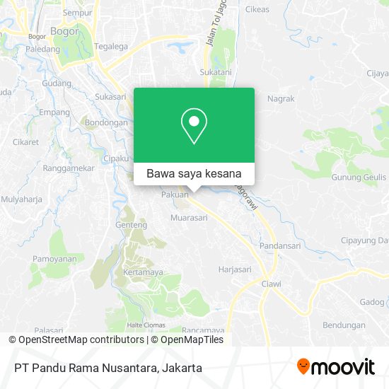 Peta PT Pandu Rama Nusantara