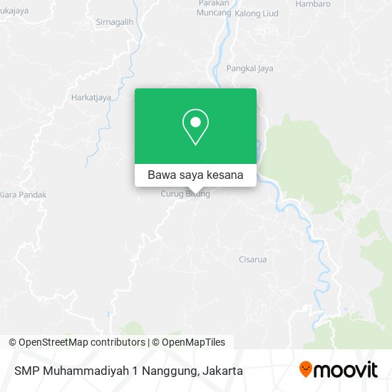 Peta SMP Muhammadiyah 1 Nanggung