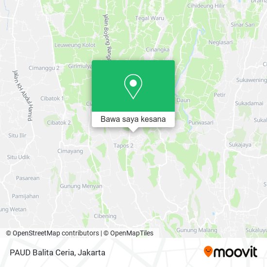 Peta PAUD Balita Ceria