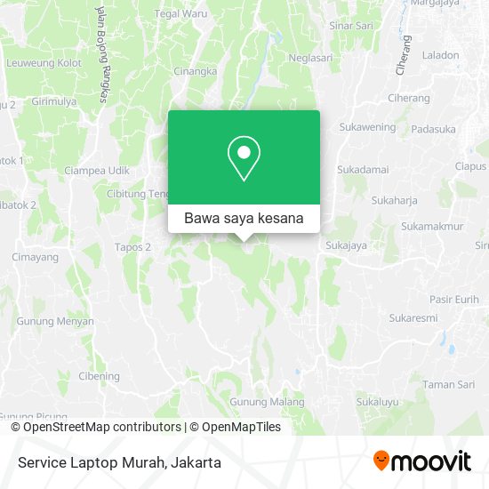 Peta Service Laptop Murah