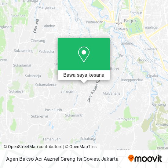 Peta Agen Bakso Aci Aazriel Cireng Isi Covies
