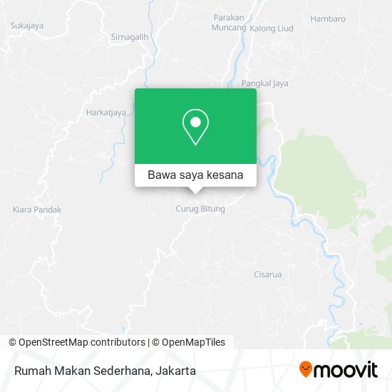 Peta Rumah Makan Sederhana