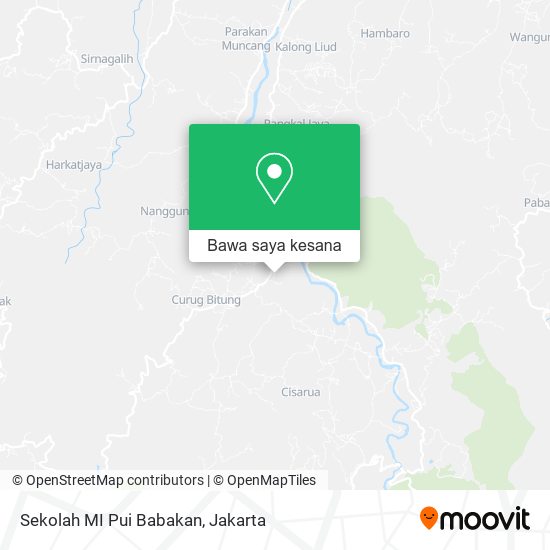 Peta Sekolah MI Pui Babakan